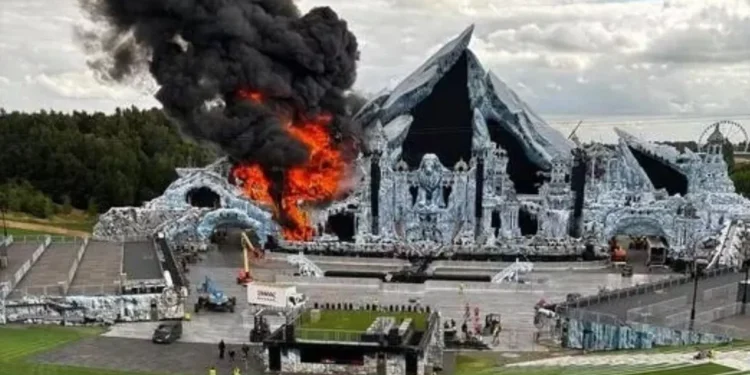 Belgium – Tomorrowland Main Stage Destroyed by Fire Just Days Before Festival Begins